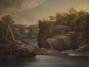 John Trumbull Norwich Falls oil painting on canvas